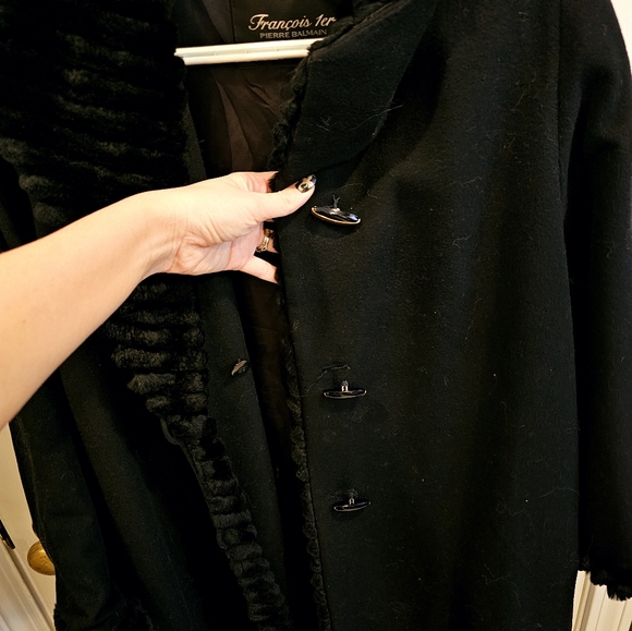 Pierre Balmain Vintage Cashmere Coat - Picture 5 of 12